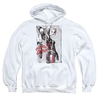 Batman Ink Wash Harley Adult Pull Over Hoodie