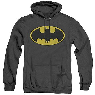 Batman Classic Logo Adult Heather Hoodie