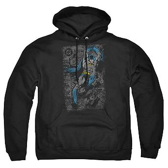 Batman Detective 487 Distress Adult Pull Over Hoodie