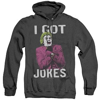 Batman Classic Tv Got Jokes Adult Heather Hoodie