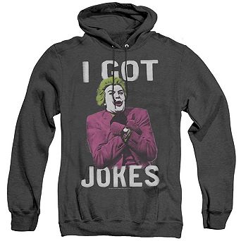 Batman Classic Tv Got Jokes Adult Heather Hoodie