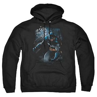 Batman Light Of The Moon Adult Pull Over Hoodie