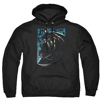 Batman Knight Falls In Gotham Adult Pull Over Hoodie