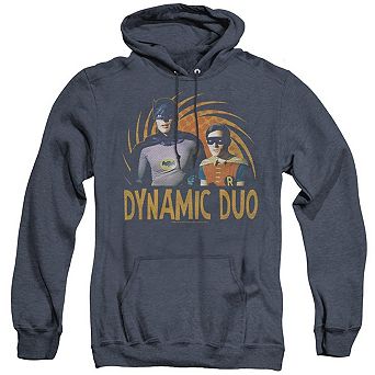 Batman Classic Tv Dynamic Adult Heather Hoodie