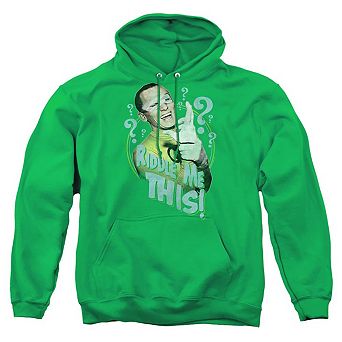Batman Classic Tv Riddle Me This Adult Pull Over Hoodie