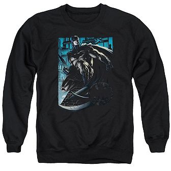 Batman Knight Falls In Gotham Adult Crewneck Sweatshirt