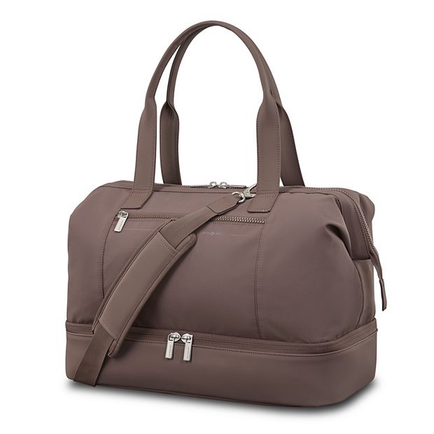 Samsonite Better Than Basic 14-Inch Weekender Carry-On Duffel Bag, Chocolate Mauve
