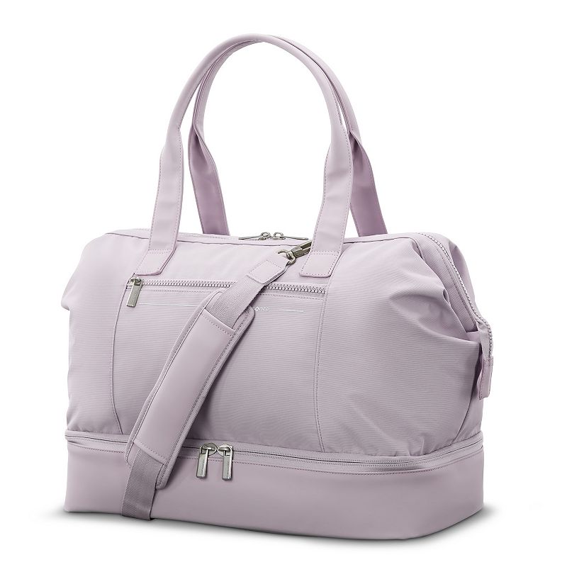 Samsonite Better Than Basic 14-Inch Weekender Carry-On Duffel Bag, Purple