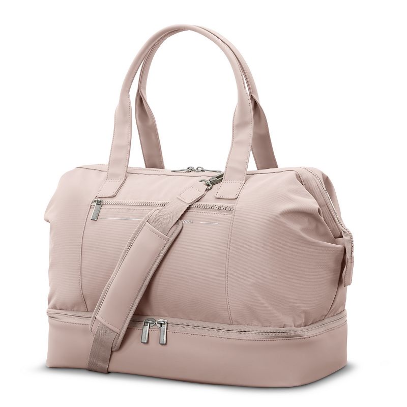 Samsonite Better Than Basics 14-Inch Weekender Carry-On Duffel Bag, Pink