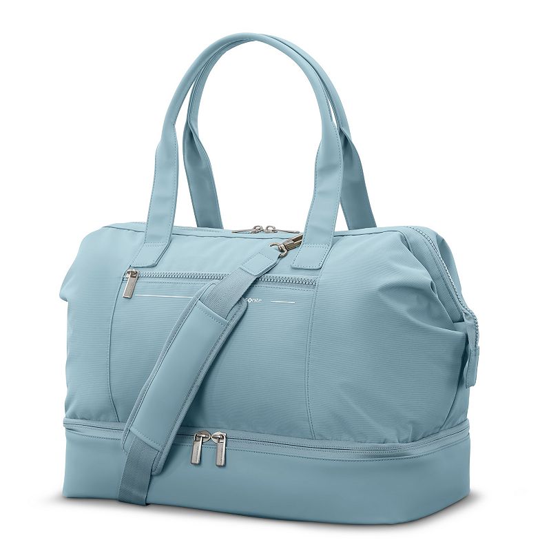 Samsonite Better Than Basics 14-Inch Weekender Carry-On Duffel Bag, Vintage Blue
