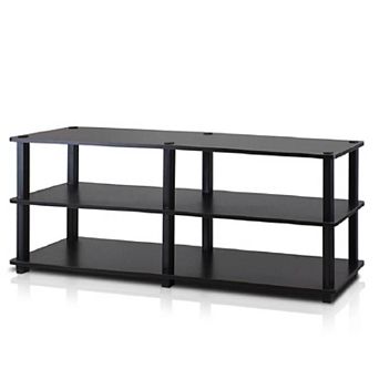 Modern 3-shelf Espresso Black Shoe Rack - Holds Up To 18 Pair Of Shoes