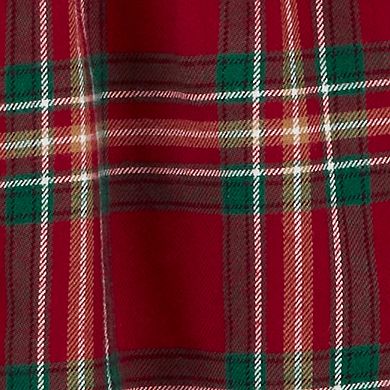 Girls 4-8 Carter's 2-Piece Plaid Flannel Top & Stretch Leggings Set