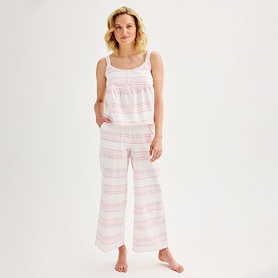 Women's Sonoma Goods For Life® Poplin Pajama Tank Top