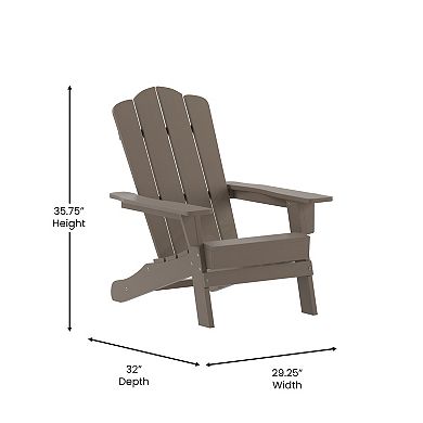 Taylor & Logan Nellis Indoor / Outdoor 4-piece Adirondack Chair Set