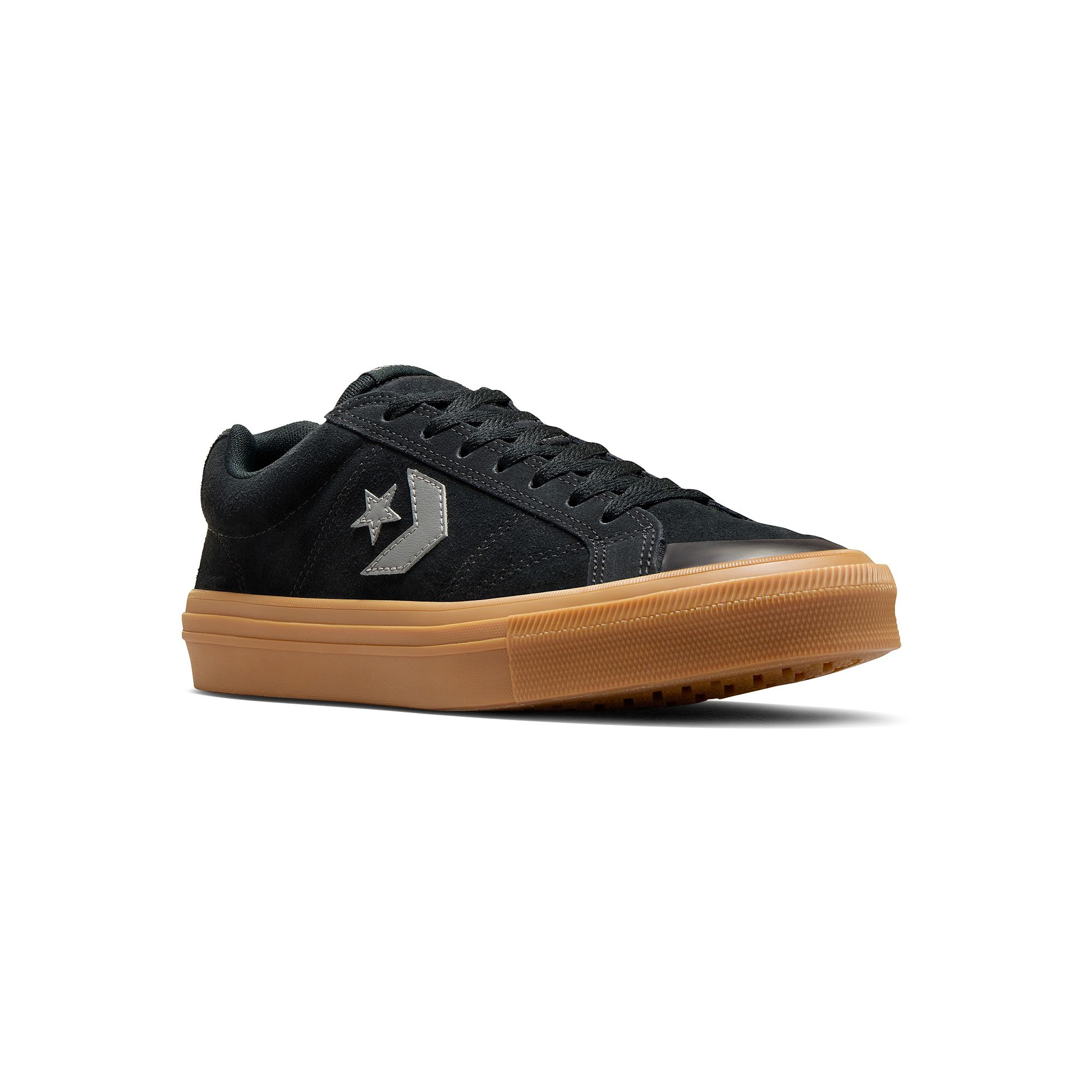 Converse Sport Casual Mens Shoes, Size: 7, Black Suede