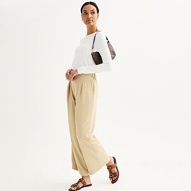 Women's Nine West Essential Long Sleeve Crewneck Shirt