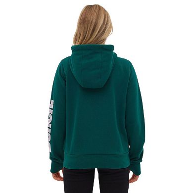 Darcine Zip-up Hoodie With Sleeve Logo