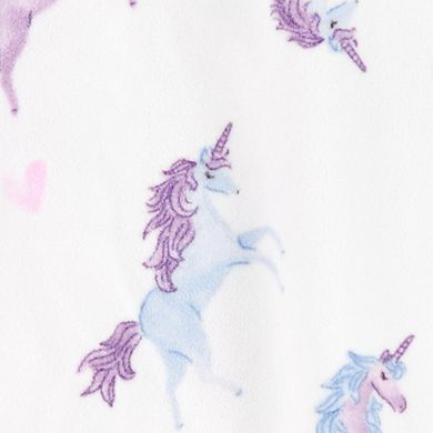 Girls 4-14 Carter's Fleece Footed Pajamas