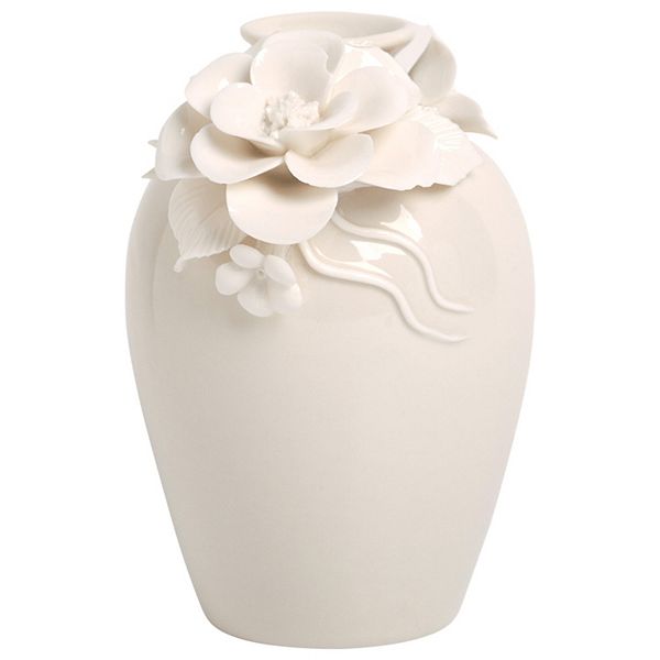 Sculptural Floral Accent Bud Vase