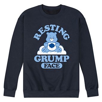 Men's Care Bears Resting Grump Face Fleece Sweatshirt