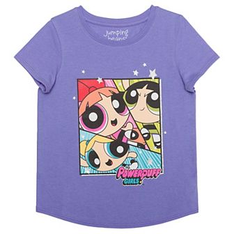 Girls 4-12 Jumping Beans® Powerpuff Girls Glitter Graphic Tee