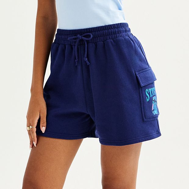 Disney's Stitch Juniors' Fleece Cargo Shorts