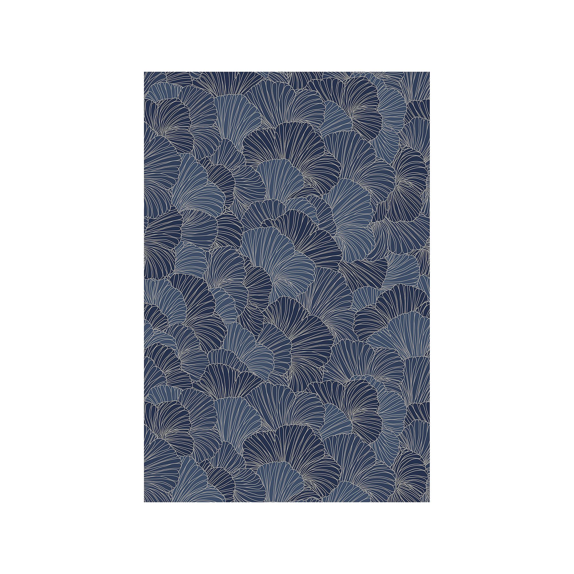 Brewster Home Fashions Petals Mural Wallpaper Decals, Blue