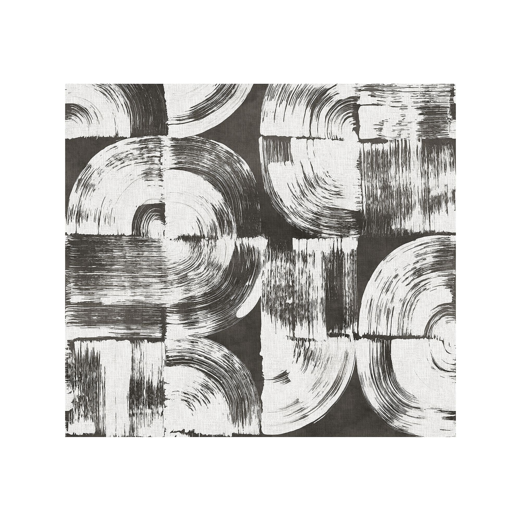 Brewster Home Fashions Brushstrokes Mural Wallpaper Decals, Black