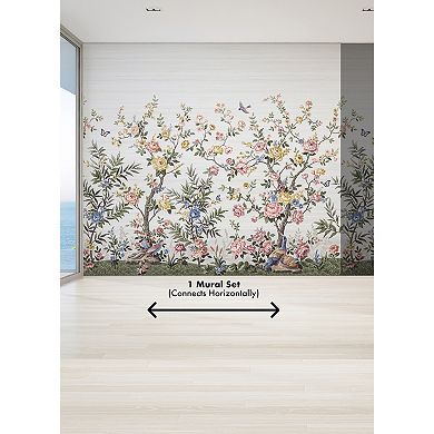 Brewster Home Fashions Spring Chinoiserie Mural Wallpaper Decals