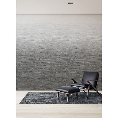 Brewster Home Fashions Mist Light Grey Ombre Mural Wallpaper Decals