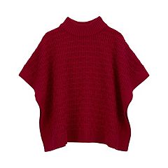 Kohls poncho sweater best sale