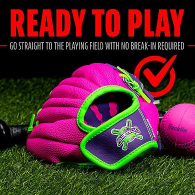 Franklin Sports Youth Air Tech Right Hand Throw Baseball Glove & Ball Set