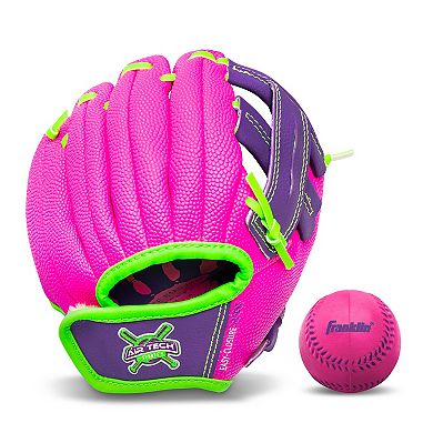 Franklin Sports Youth Air Tech Right Hand Throw Baseball Glove & Ball Set