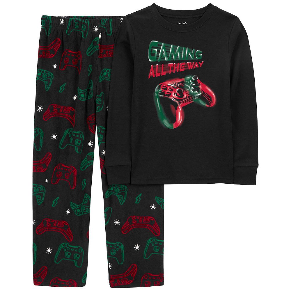 Boys 4-14 Carter's 2-Piece Holiday Fleece Pajamas