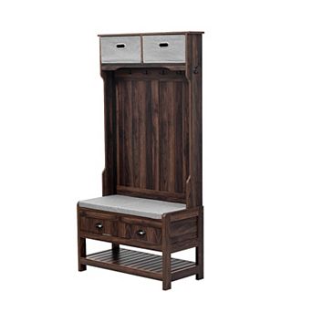 Merax Hall Tree With Storage Bench