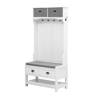 Merax Hall Tree With Storage Bench