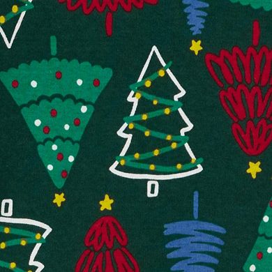 Boys 4-14 Carter's Christmas Tree Print Long Sleeve Pajama Top & Pajama Pants Set