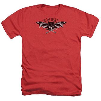 Batman Wings Of Wrath Adult Heather T-shirt