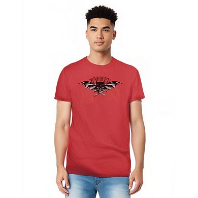 Batman Wings Of Wrath Adult Heather T-shirt
