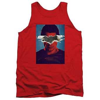 Batman V Superman Superman Poster Adult Tank Top