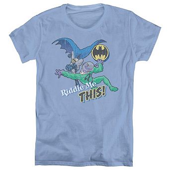 Batman Riddle Me This Short Sleeve Womens T-shirt
