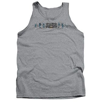 Batman Skateboard Bats Adult Tank Top