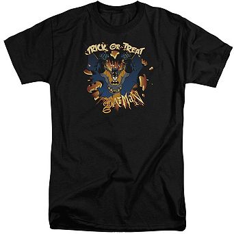 Batman Pumpkin Burst Short Sleeve Adult Tall T-shirt