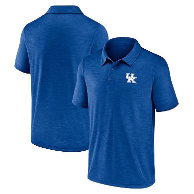 Men's Fanatics Branded Royal Kentucky Wildcats Striated Primary Logo Polo