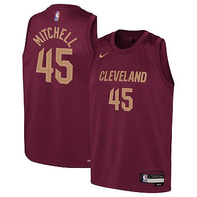 Youth Nike Donovan Mitchell Wine Cleveland Cavaliers 2022/23