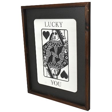 3D "Lucky You" UV Framed Wall Decor