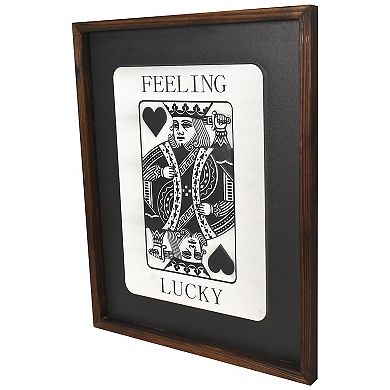 3D "Feeling Lucky" UV Framed Wall Decor