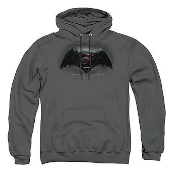 Batman V Superman Logo Adult Pull Over Hoodie