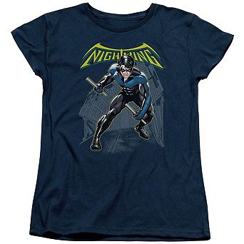 Batman Nightwing Short Sleeve Womens T-shirt