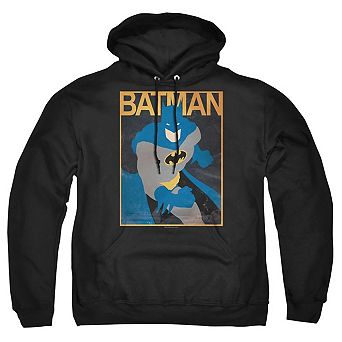 Batman Simple Bm Poster Adult Pull Over Hoodie